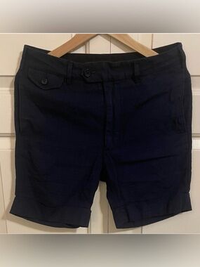 Engineered Garments Navy Cotton Shorts size 30.